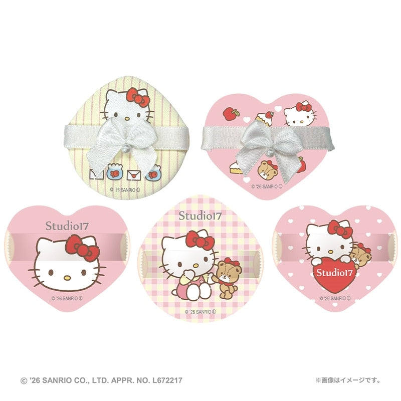 Studio17 Hello Kitty 氣墊粉撲 愛心造型