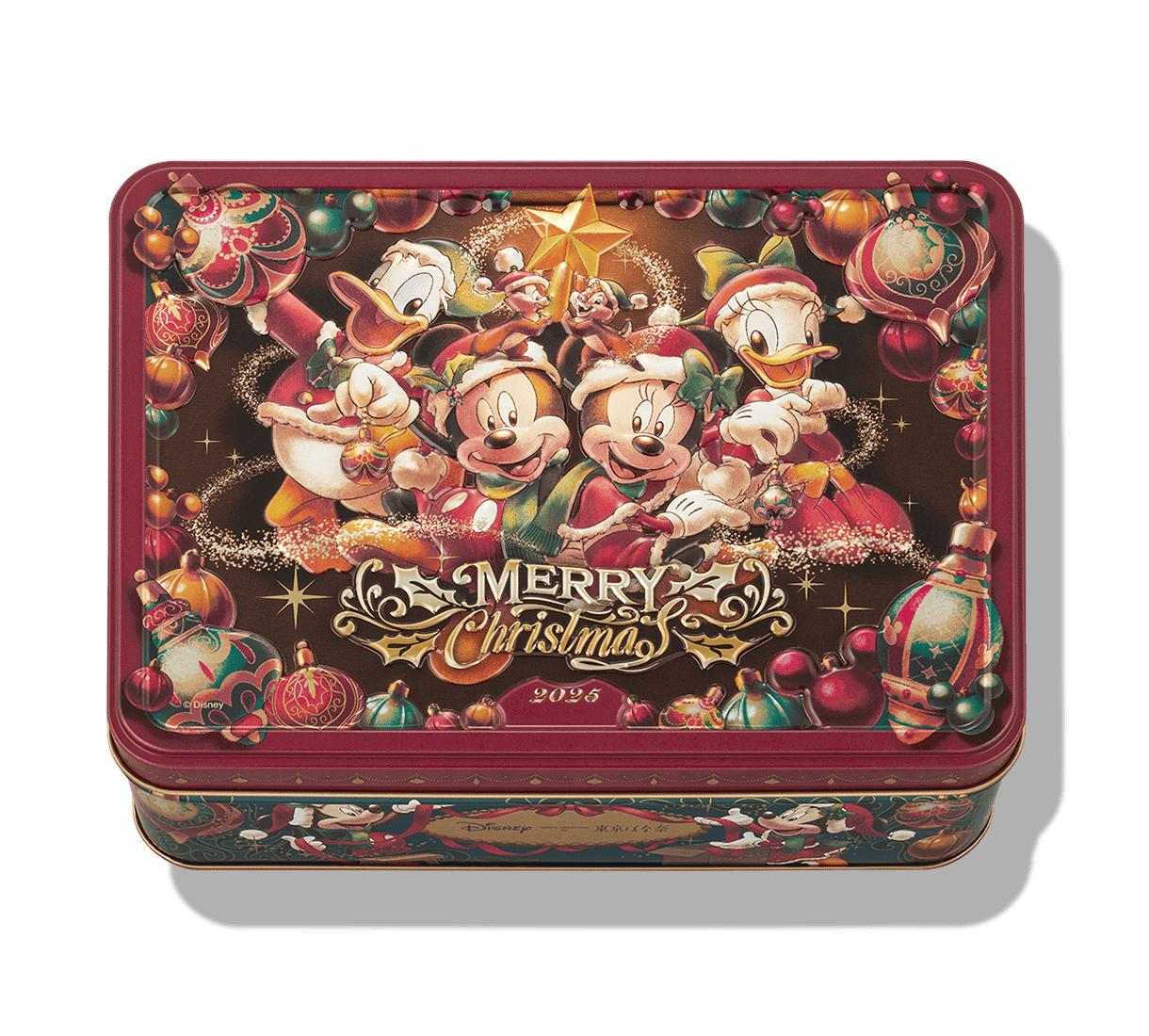 【日本限定】東京芭奈奈迪士尼聖誕節餅乾禮盒｜米奇＆好朋友限定鐵盒包裝｜Disney Christmas Cookie Tin