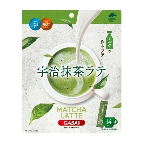 宇治抹茶拿鐵 GABA配方｜國產抹茶×和三盆糖｜無添加香料色素｜14入便利包裝