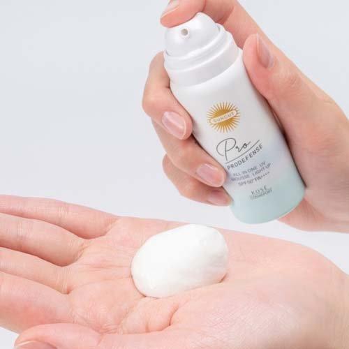 【日本KOSE高絲】SUNCUT R 全效亮白UV防曬慕斯 60g｜SPF50+ PA++++｜超防水不脫妝泡沫型防曬｜臉部身體兩用｜夏季防曬推薦