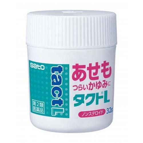 佐藤製藥 タクトL 32g｜無類固醇止癢凝膠・痱子蟲咬外用藥